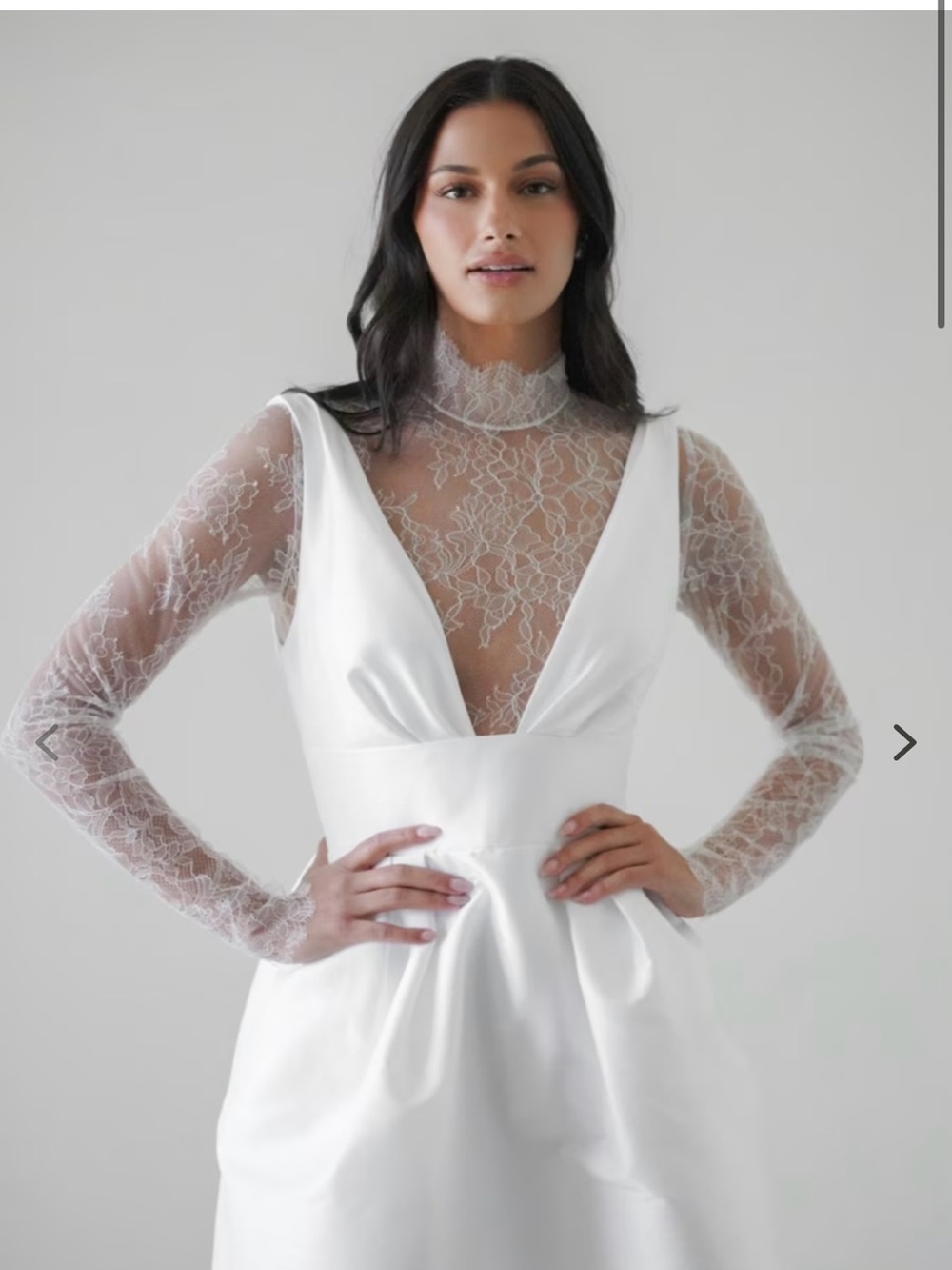 NWT By Watters White Sencha Lace Bodysuit